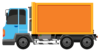 blue-orange-truck-isolated_1308-27814